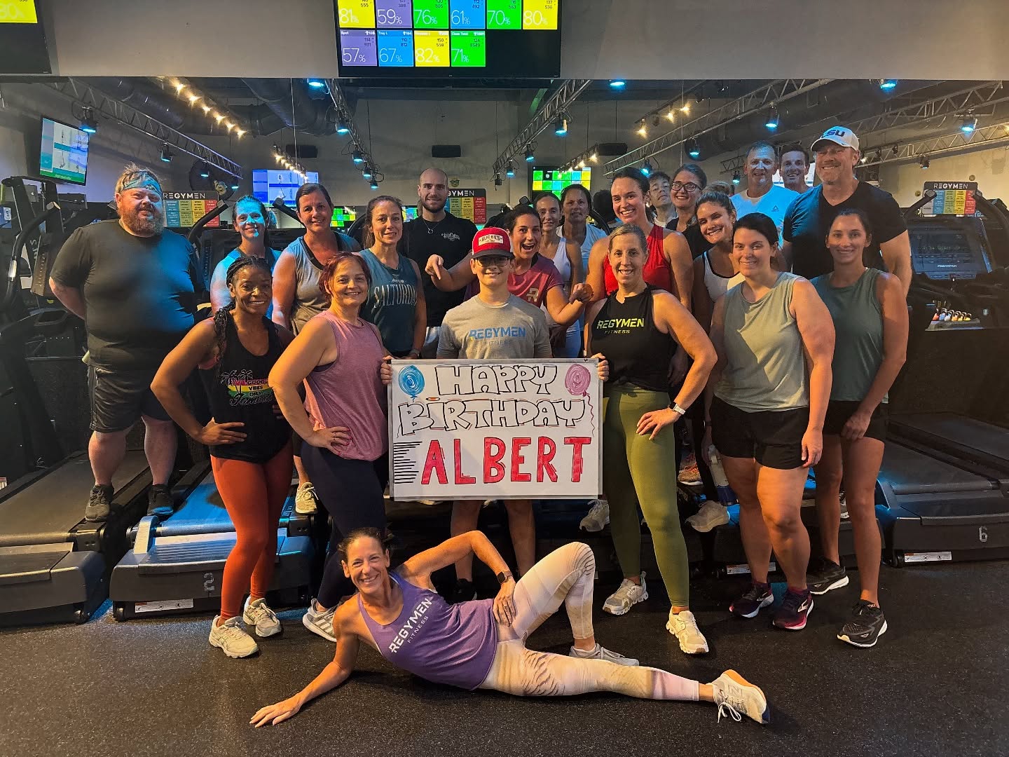 Albert&rsquo;s birthday workout at Regymen