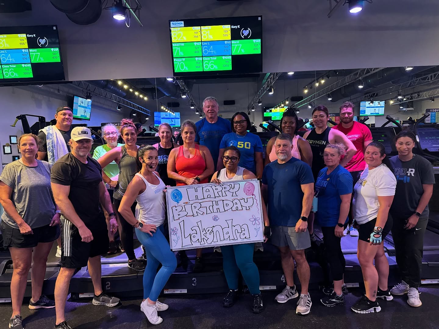 Kaitlyn&rsquo;s birthday workout at Regymen