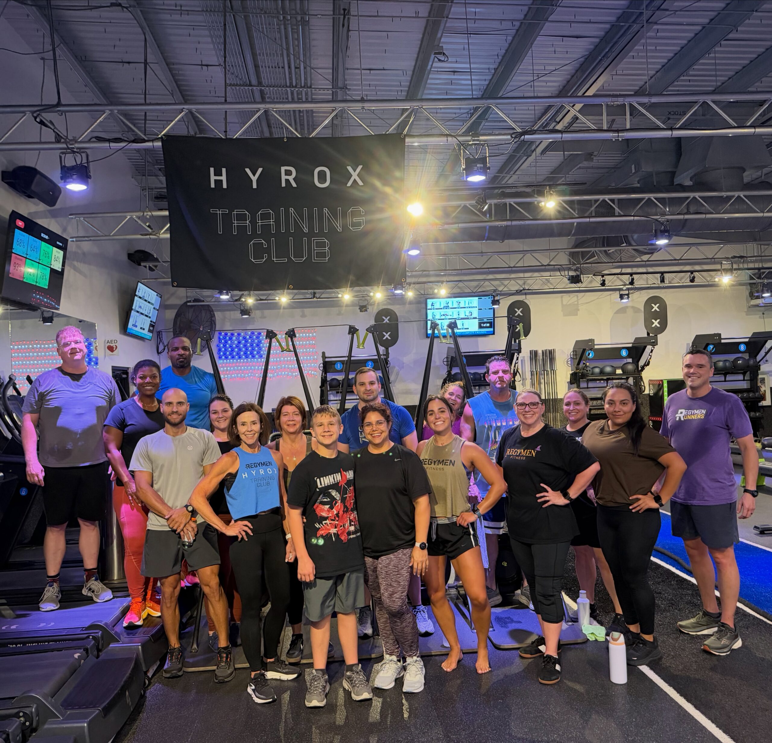 HYROX training at Regymen Fitness Ascension, a HYROX training gym